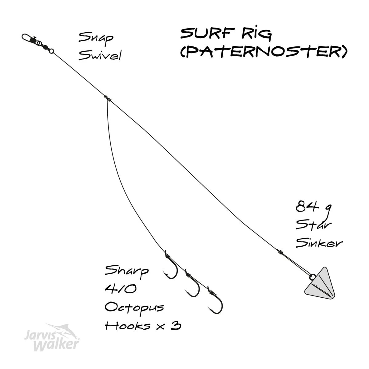 4 Jarvis Walker Surf Rig - Size 4/0, 4 of 4