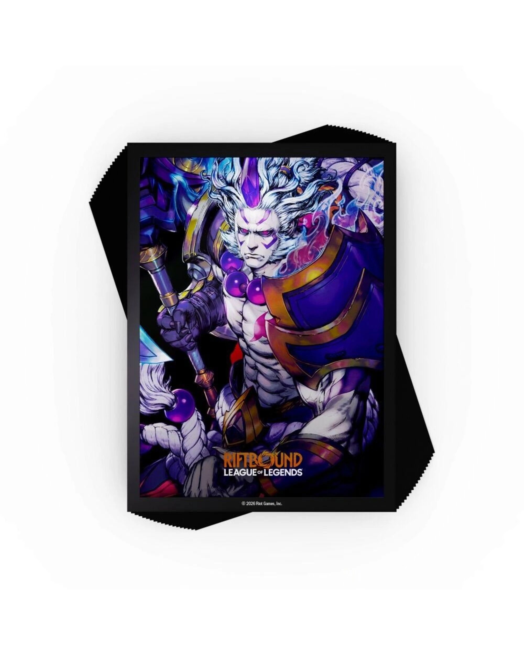 1 League of Legends - TCG - Riftbound Spiritforged Sleeves - Spirit Blossom Darius, 1 of 1