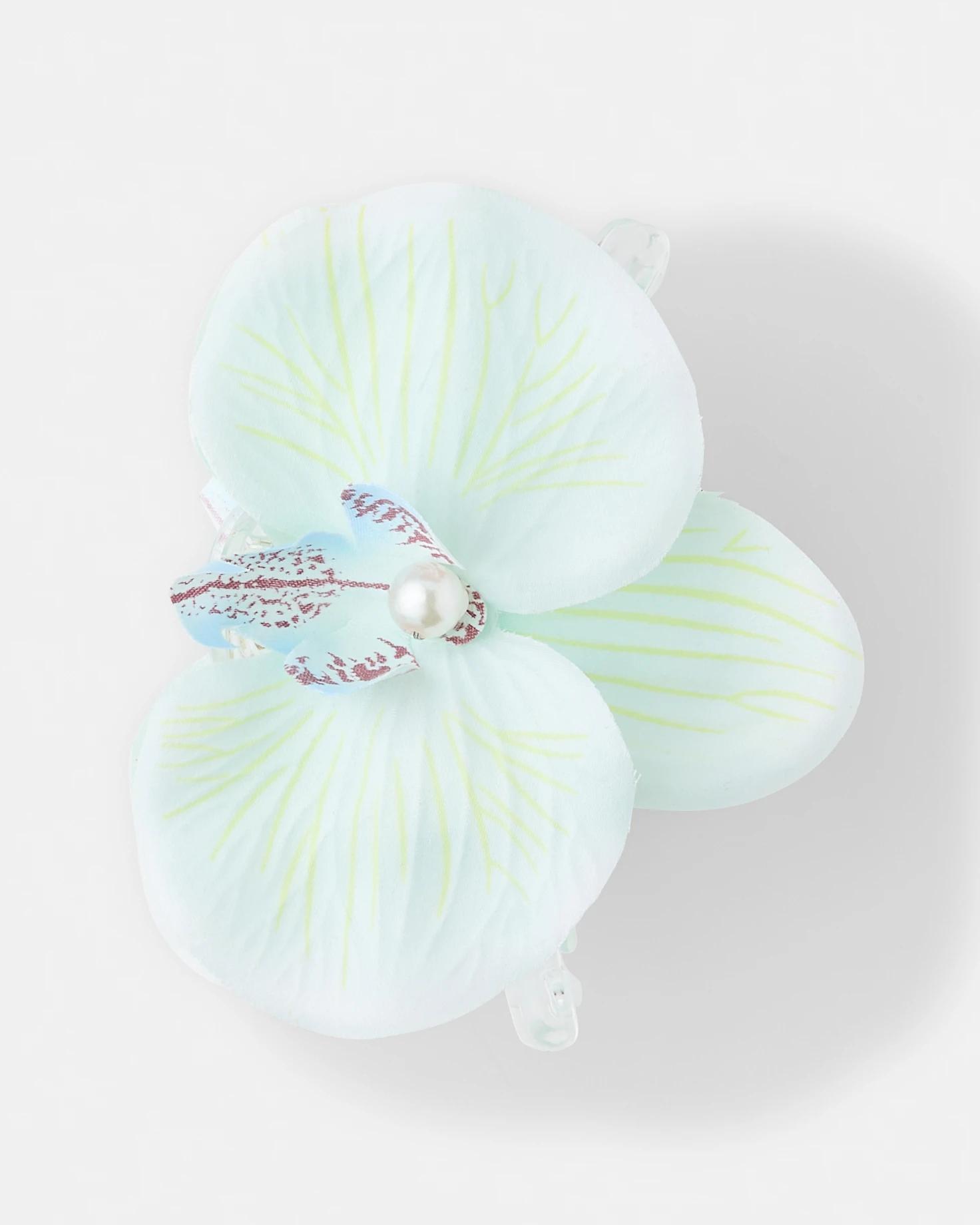 1 Purple Orchid Claw Hair Clip Purple, 1 of 4