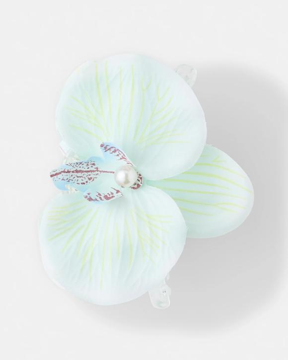 Purple Orchid Claw Hair Clip