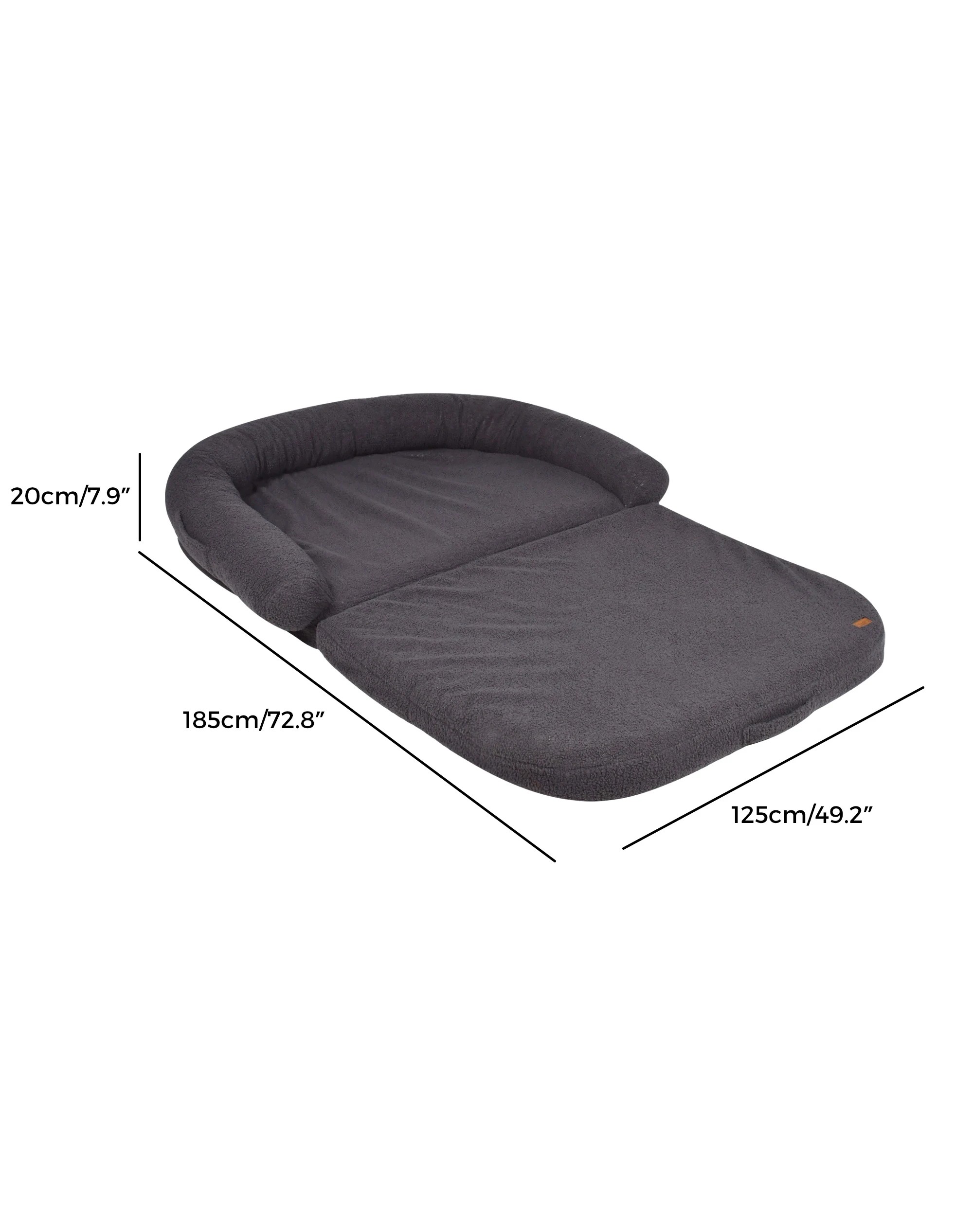 8 Advwin Extra Large Human Dog Bed Foldable Pet Sofa Bed, 8 of 8