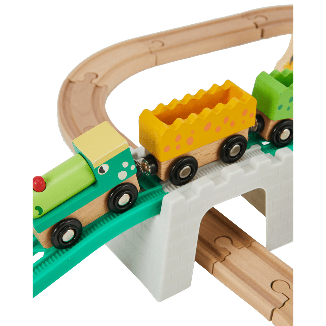 5 38 Piece Wooden Dino Train Set, 5 of 9