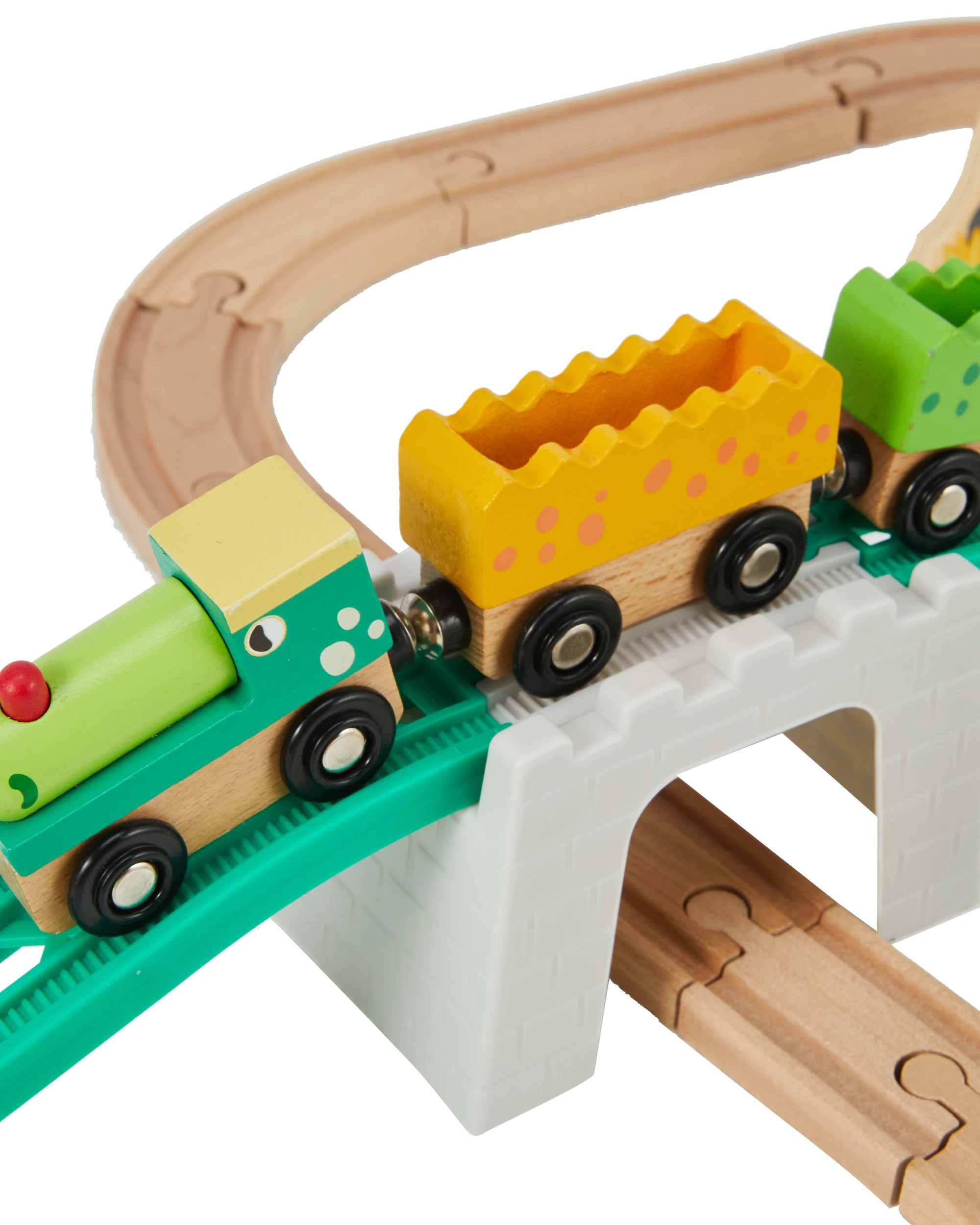 5 38 Piece Wooden Dino Train Set, 5 of 9