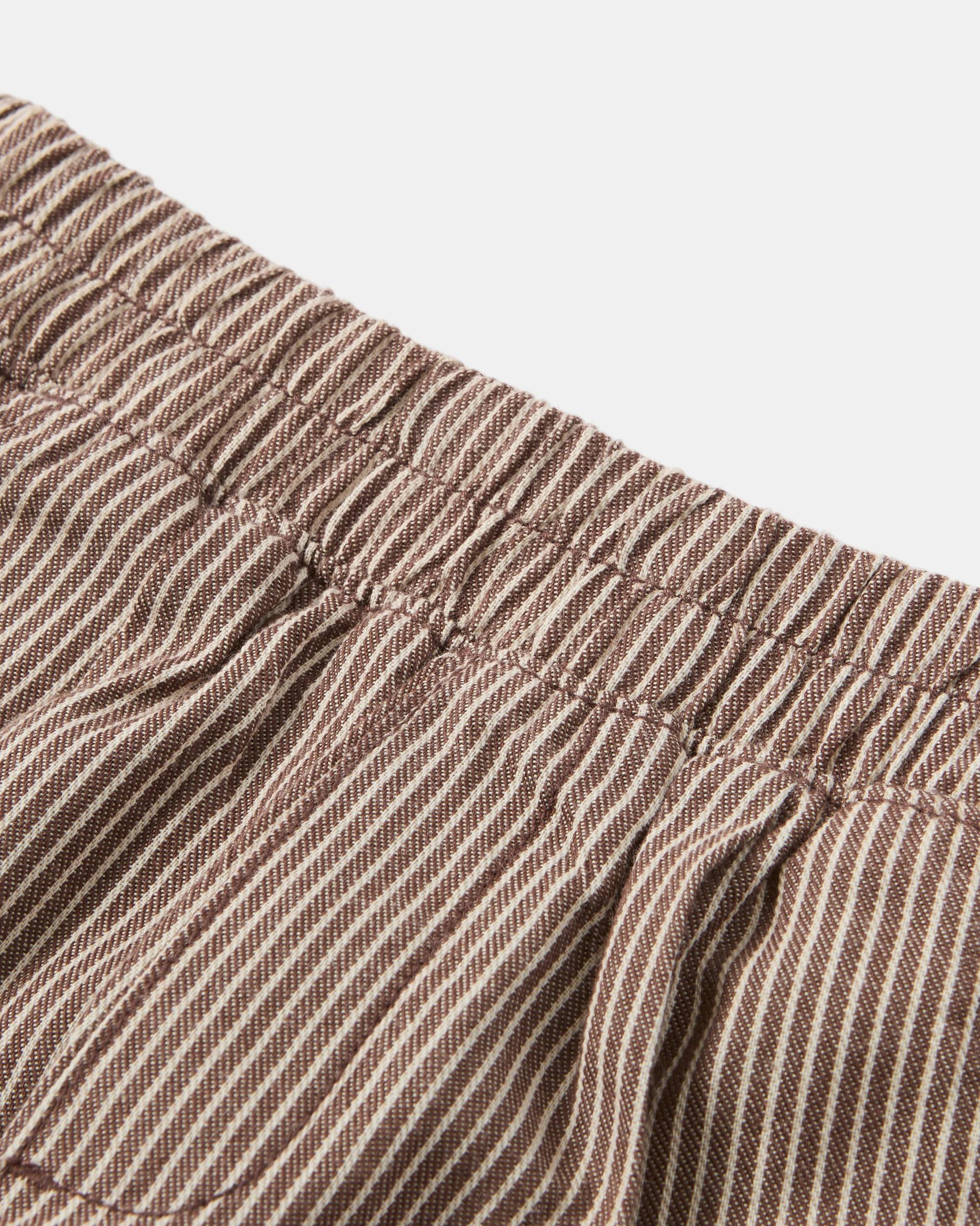 3 Cotton Barrel Leg Jeans Brwn Strpe, 3 of 3