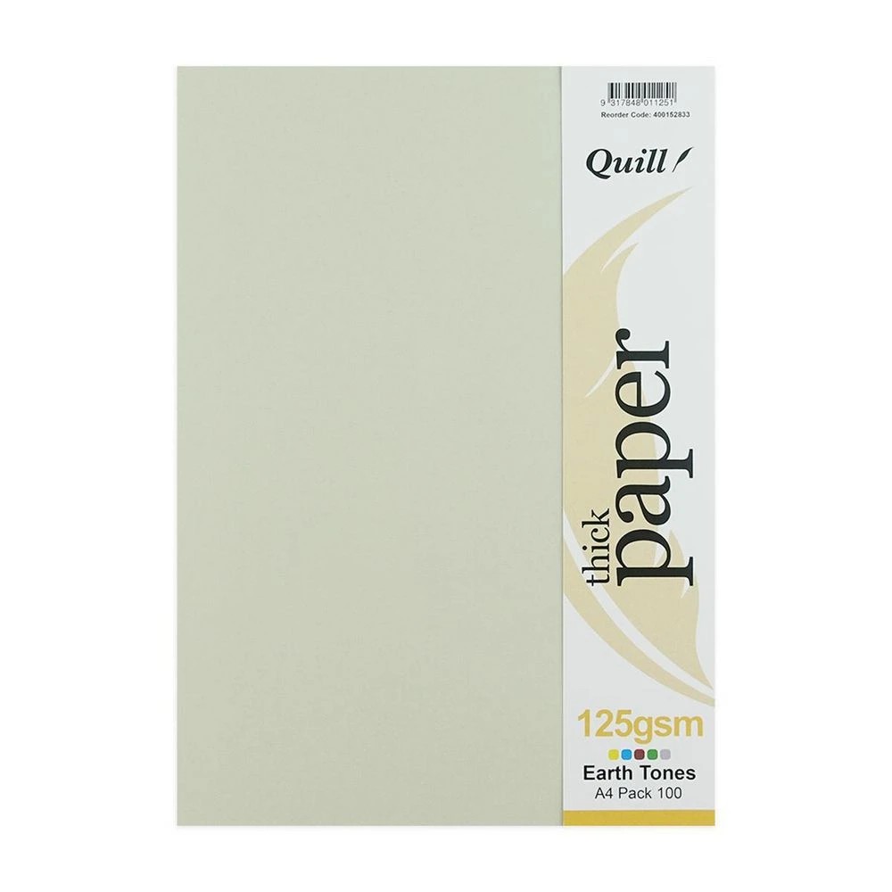 2 Quill A4 Paper 125gsm Earth 100 Pack, 2 of 2