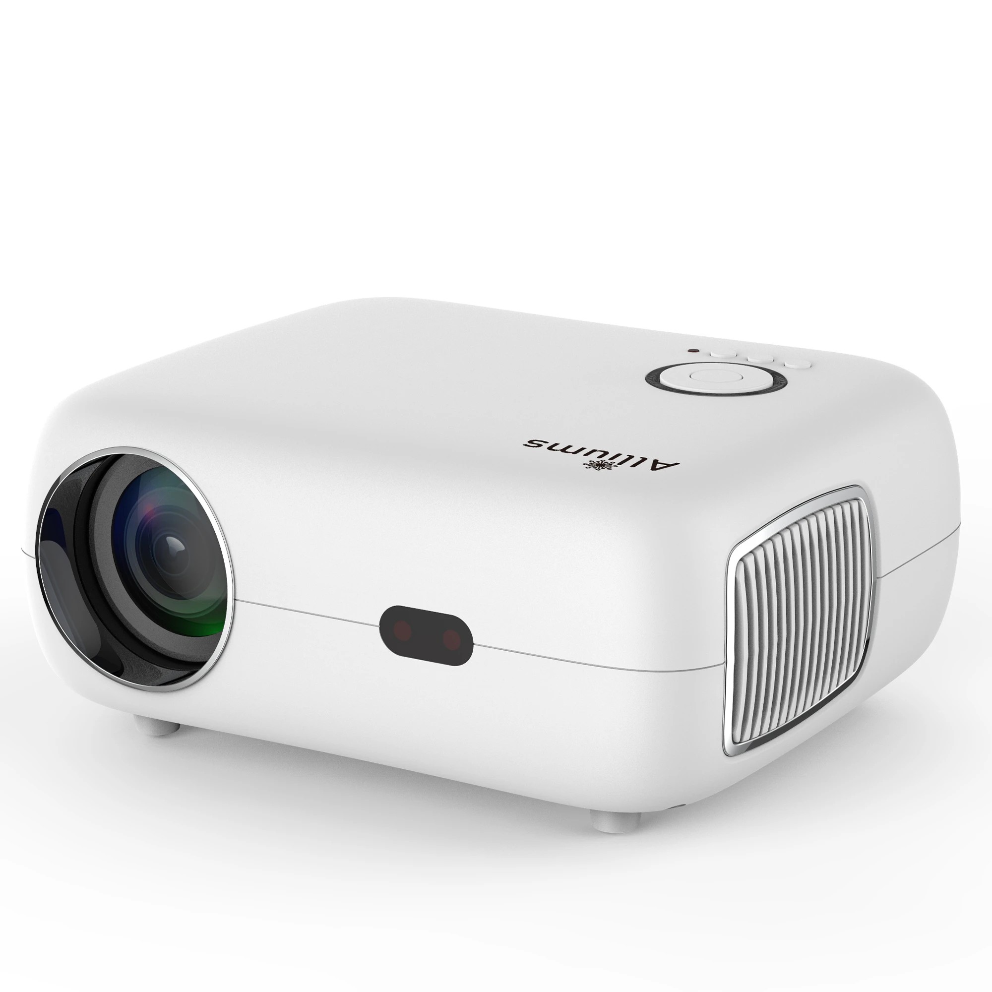 1 Alliums Projector AUTO Focus AUTO Keystone Portable Native 1080p Full HD, 300 Inch Display - White, 1 of 1