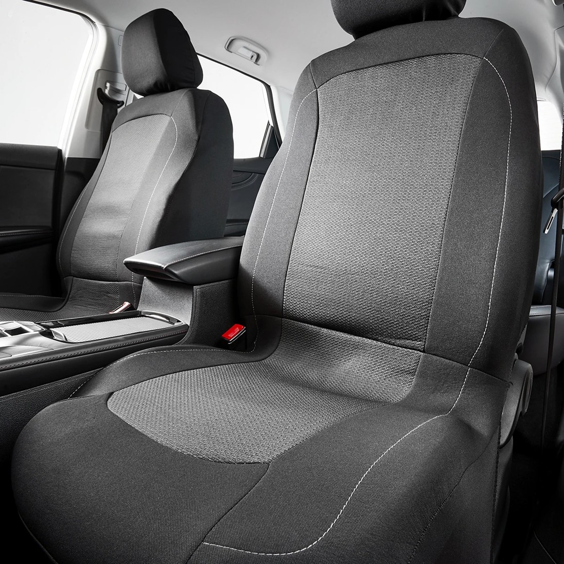 3 3 Pack Jacquard Seat Covers - Black, 3 of 9