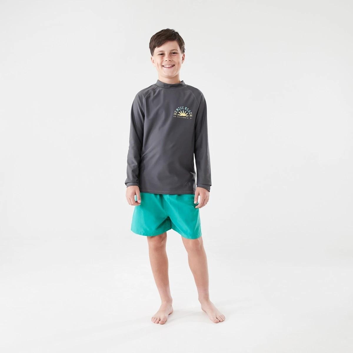 4 Basic Swim Shorts GREEN ILLUSION, 4 of 5
