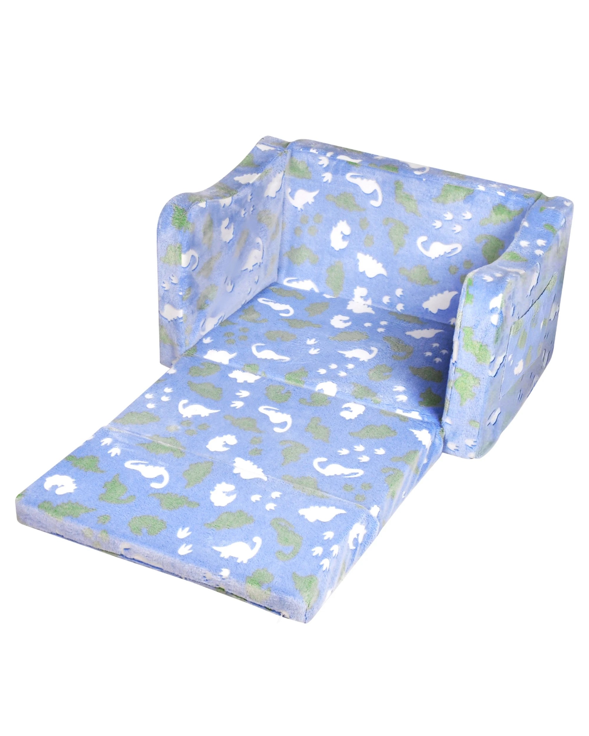 6 Advwin 2-in-1 Kids Flip Open Sofa Couch Foldable Bed, 6 of 8