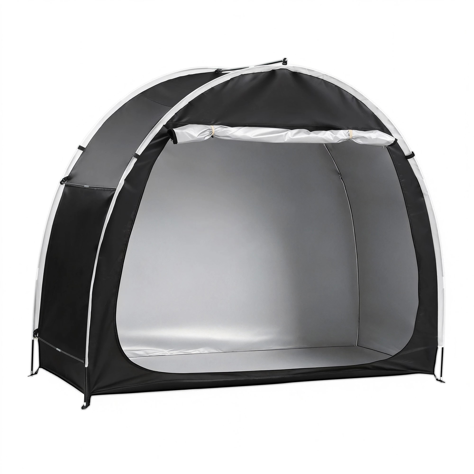 1 Giantz Bike Storage Tent Waterproof Outdoor UV Protection Shelter w/ Large Space - Black, 1 of 4