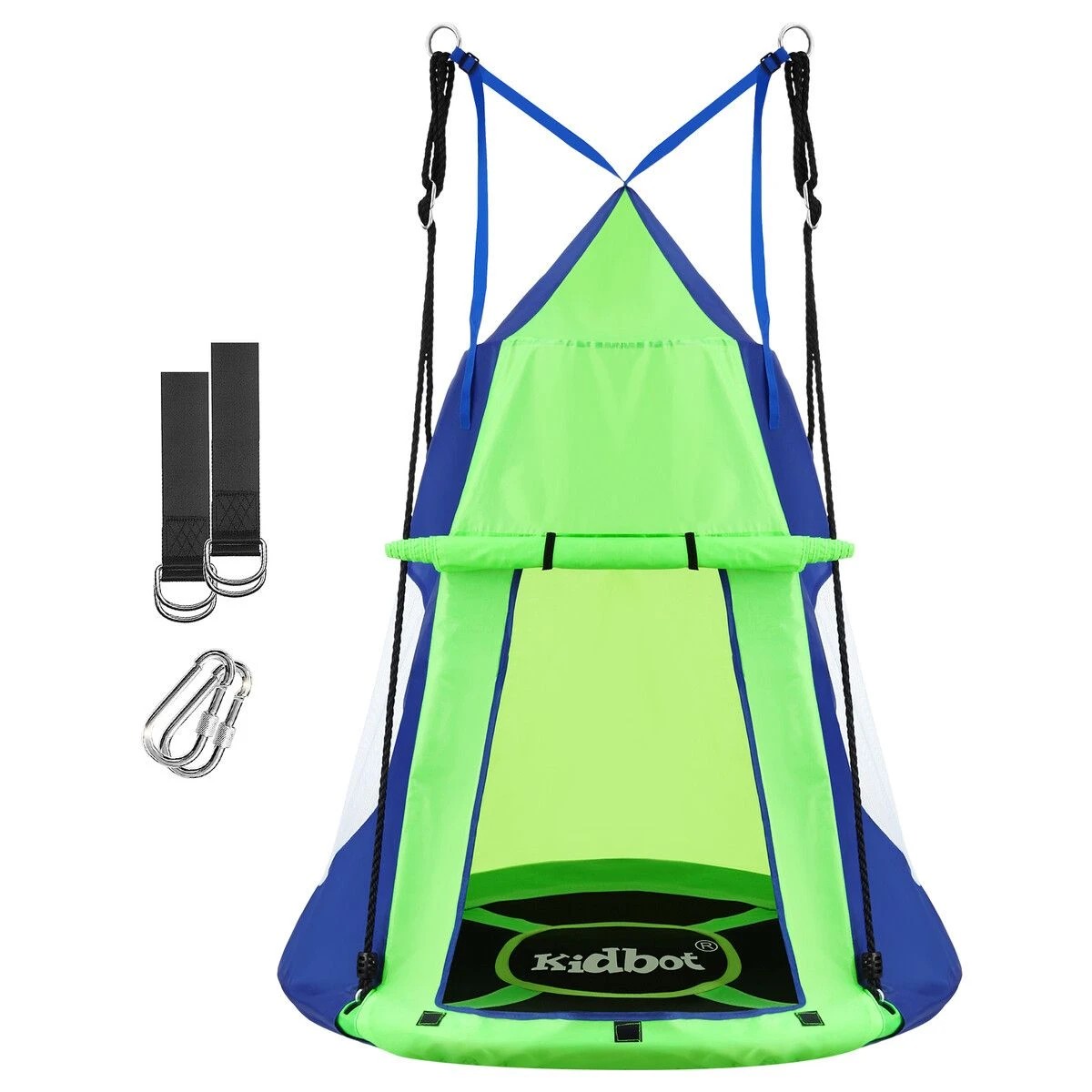 1 Kidbot Tree Swing Seat Tent Set Hammock Chair Nest, 1 of 3