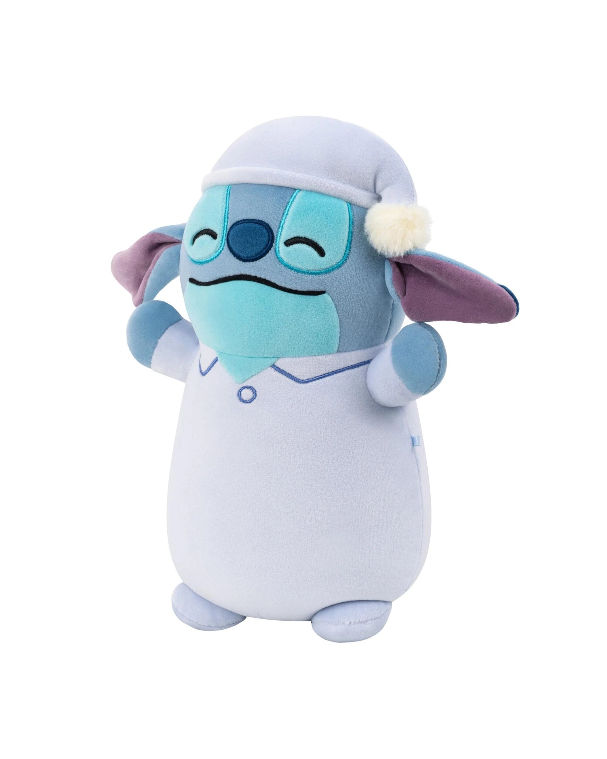 4 Squishmallows HugMees Disney Stitch Bedtime Stitch 10 inch Plush, 4 of 6