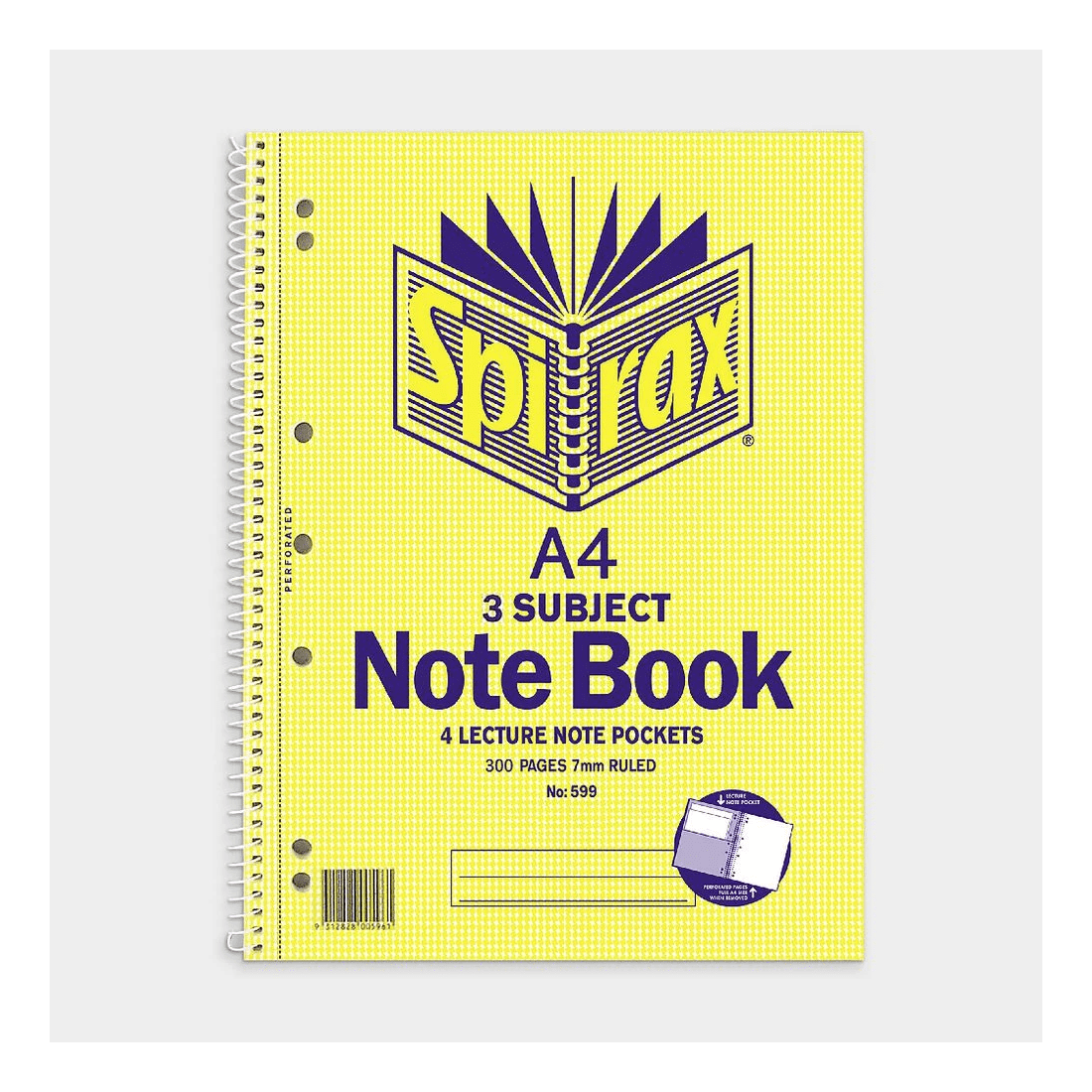 2 Spirax A4 3 Subject Notebook 300 Page, 2 of 4