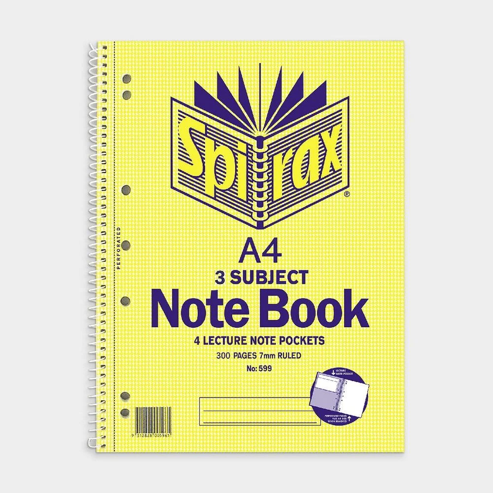 2 Spirax A4 3 Subject Notebook 300 Page, 2 of 4