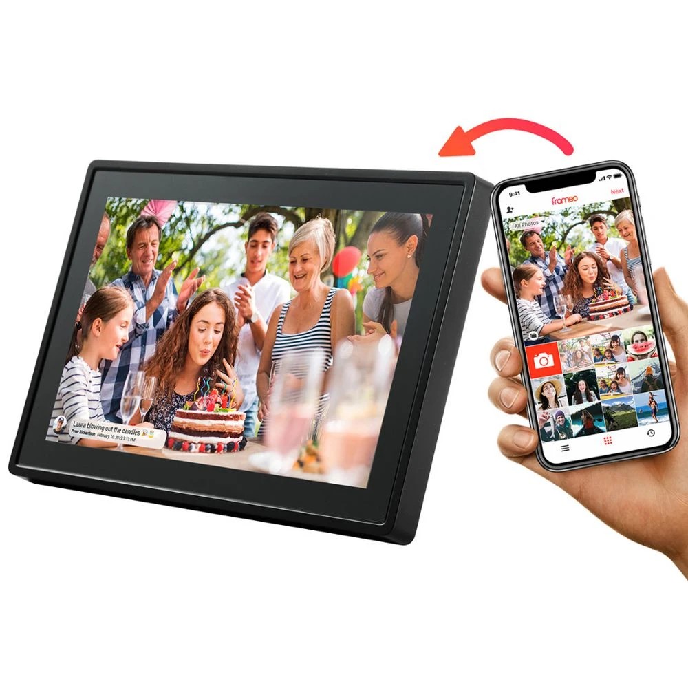 3 Jackson Frameo 10.1" Smart Photo Frame 16GB Black, 3 of 4