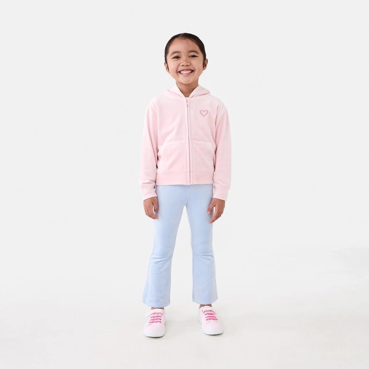 7 Velour Zip Through Sweatshirt Heart, 7 of 10