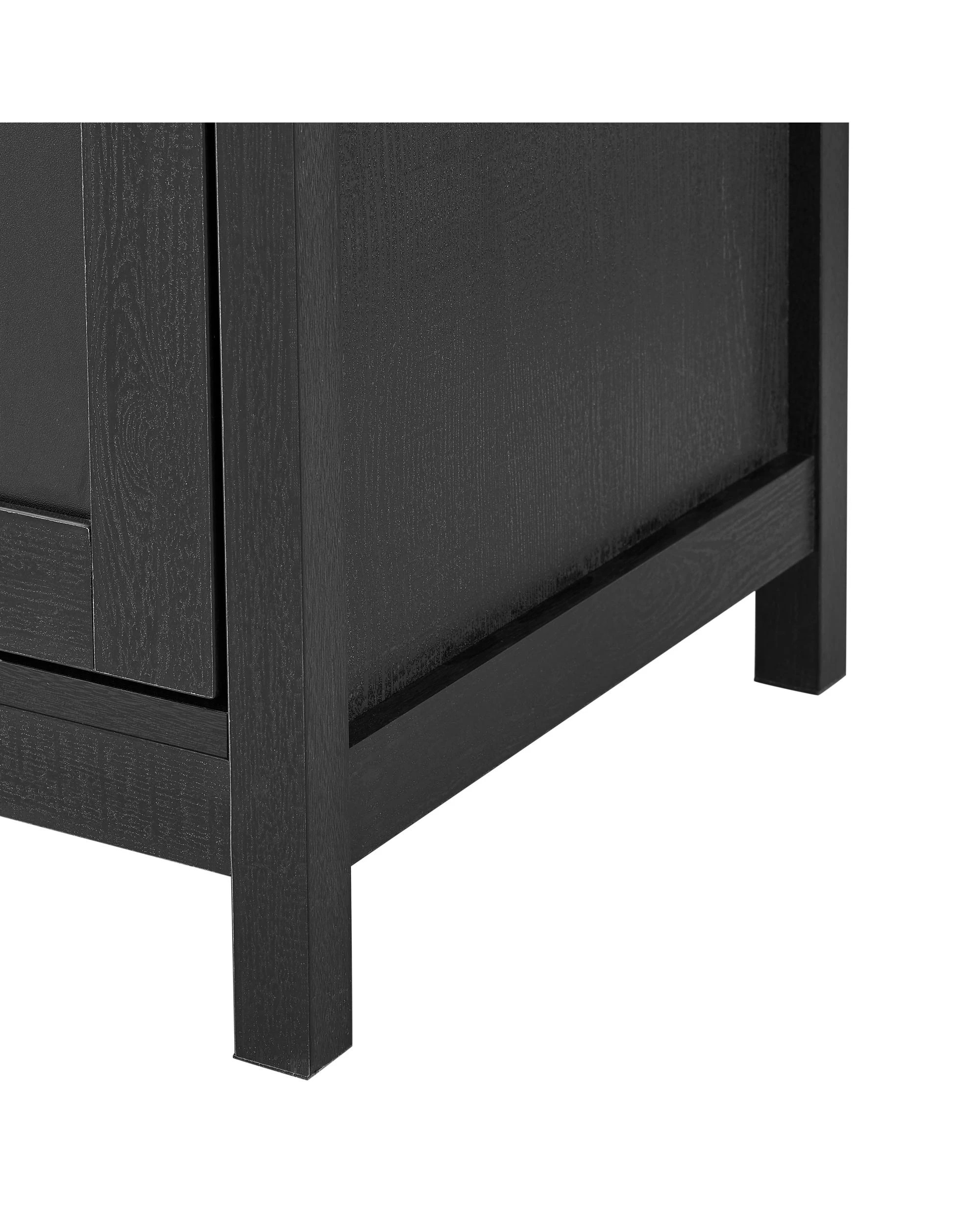 10 Kodu Bedside Unit Nightstand Side Table 1 Door - Black, 10 of 10
