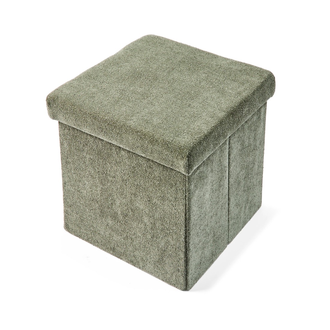 6 Square Storage Ottoman - Green, 6 of 10