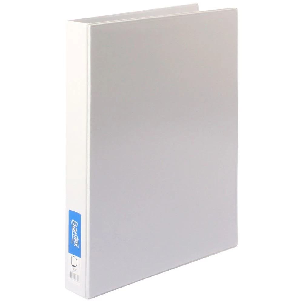 1 Bantex Insert Binder A3 4 D-Ring 38mm White, 1 of 1