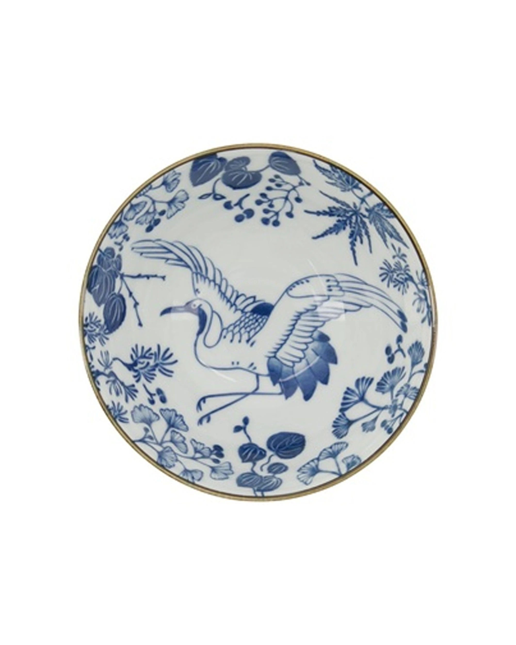 2 Tokyo Design Flora Japonica Sori Bowl 18x9cm Crane Microwave Dishwasher, 2 of 3