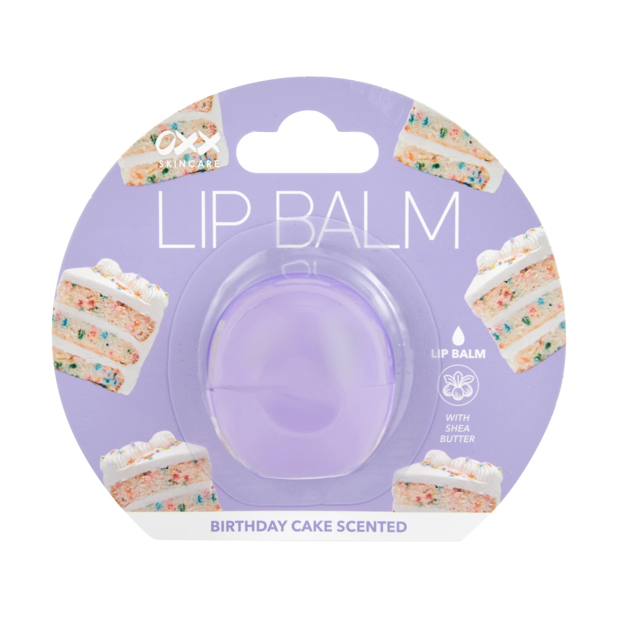1 OXX Skincare Lip Balm - Birthday Cake Scented and Shea Butter, 1 of 6