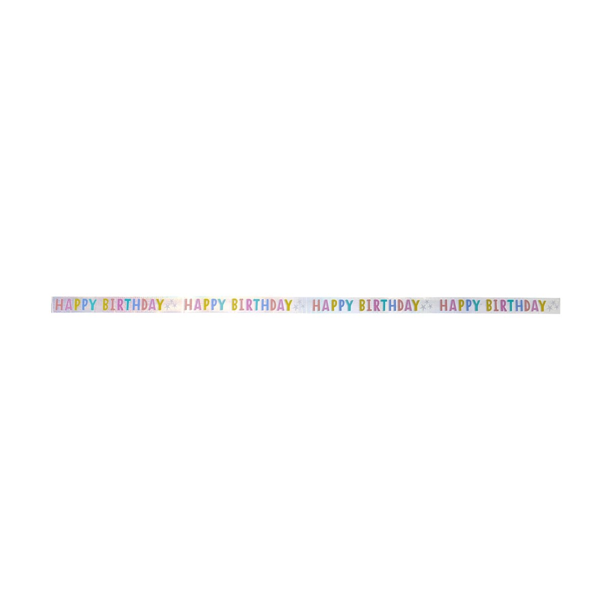 2 Happy Birthday Foil Banner, 2 of 3