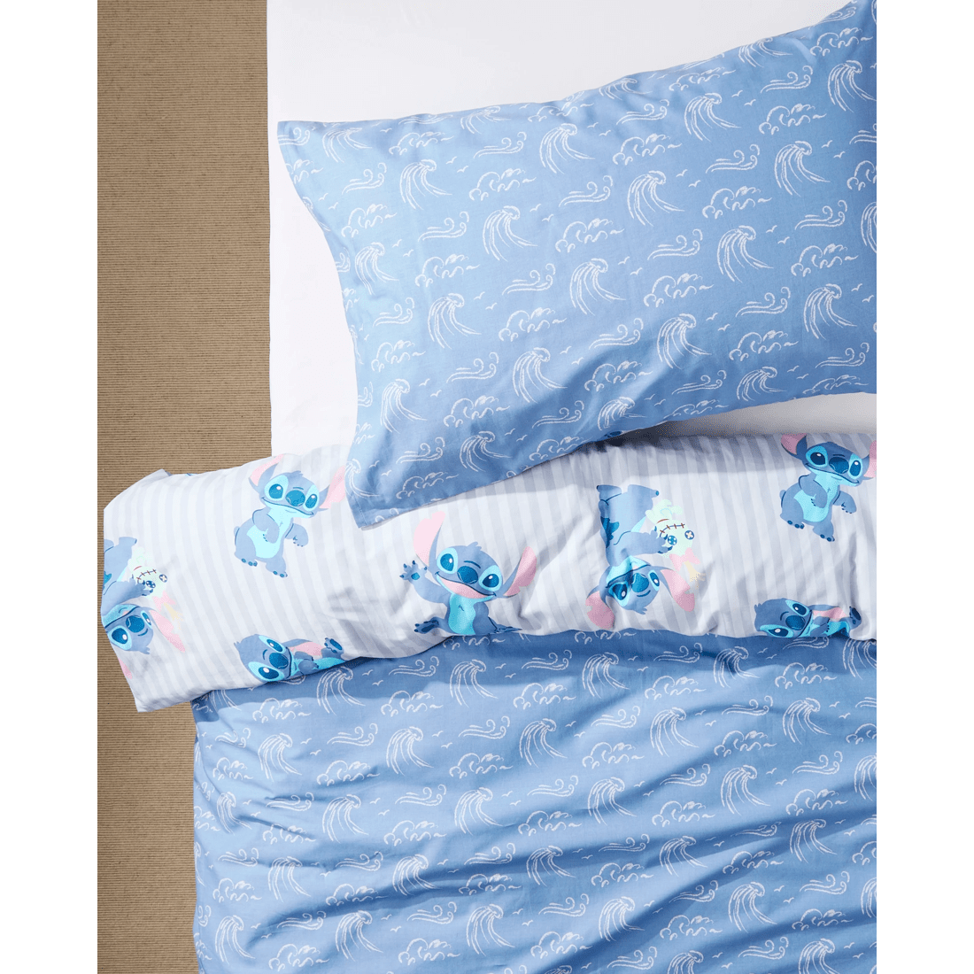 2 Disney Stitch Kids Cotton Quilt Cover Set
 - Double Bed
 - Blue, 2 of 4