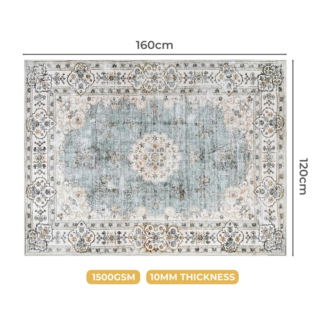 3 Marlow Machine Washable Vintage Floor Rug, 3 of 8