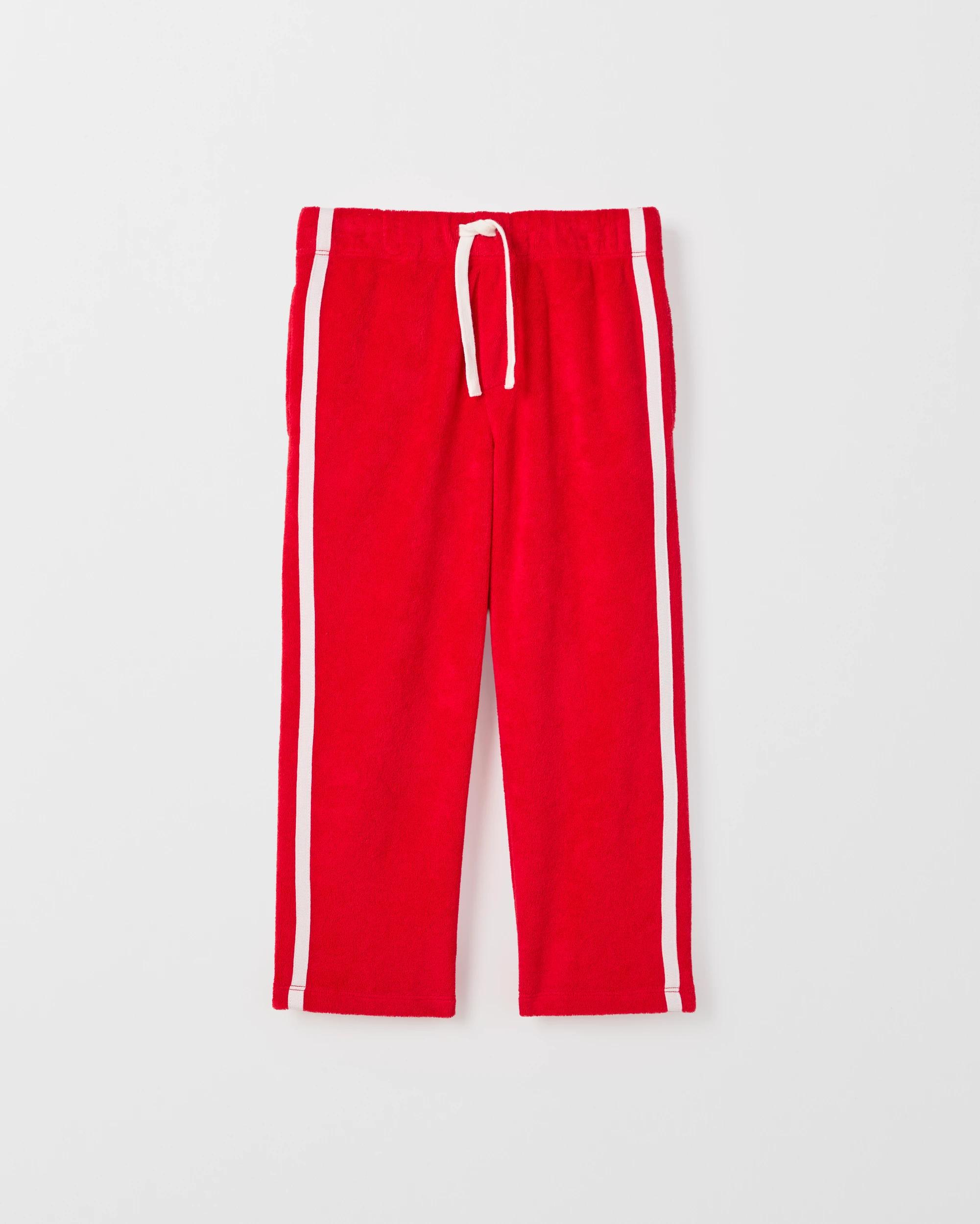 5 Target Kids Australian Cotton Blend Reverse Terry Trackpants RED, 5 of 6