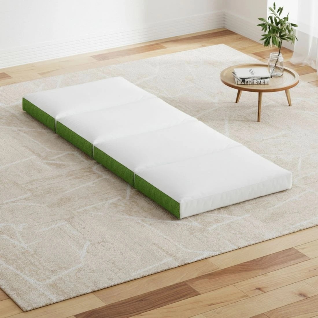 4 Giselle Bedding Foldable Mattress Folding Foam Single - Green, 4 of 5