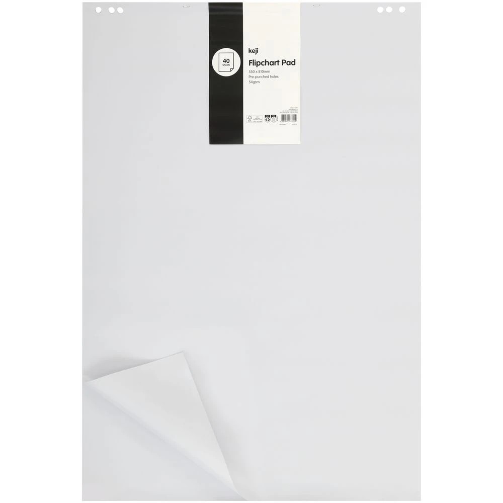 4 Keji Flipchart Pad 550 x 810mm 40 Sheet, 4 of 5