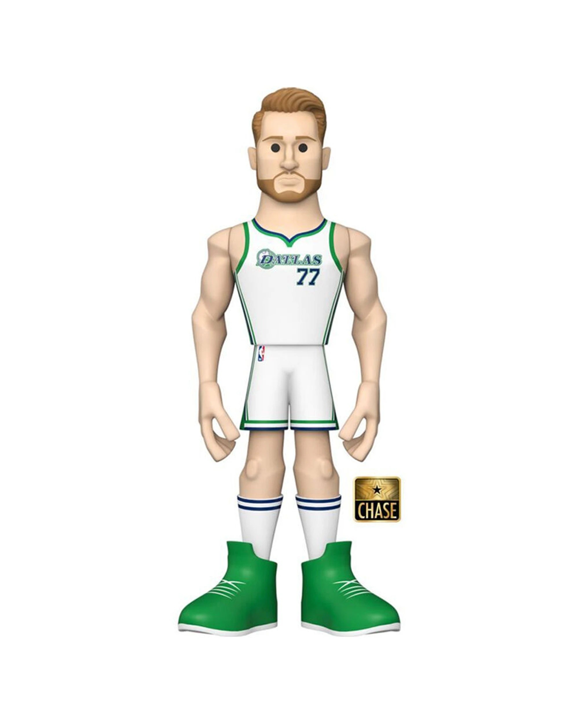 2 NBA Luka Doncic Action Figure 12 Inch Vinyl Sports Collectible Display-Ready Box - Blue, 2 of 4