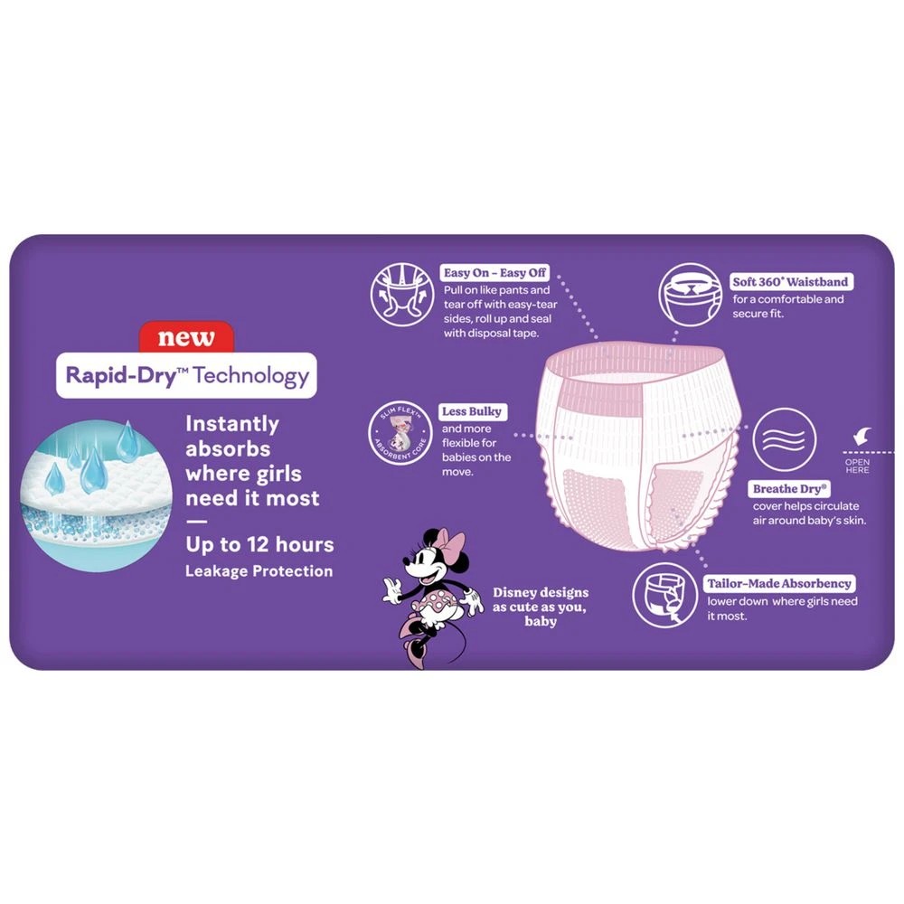 5 Huggies Nappy Pants Junior Girl 24 Pack, 5 of 10