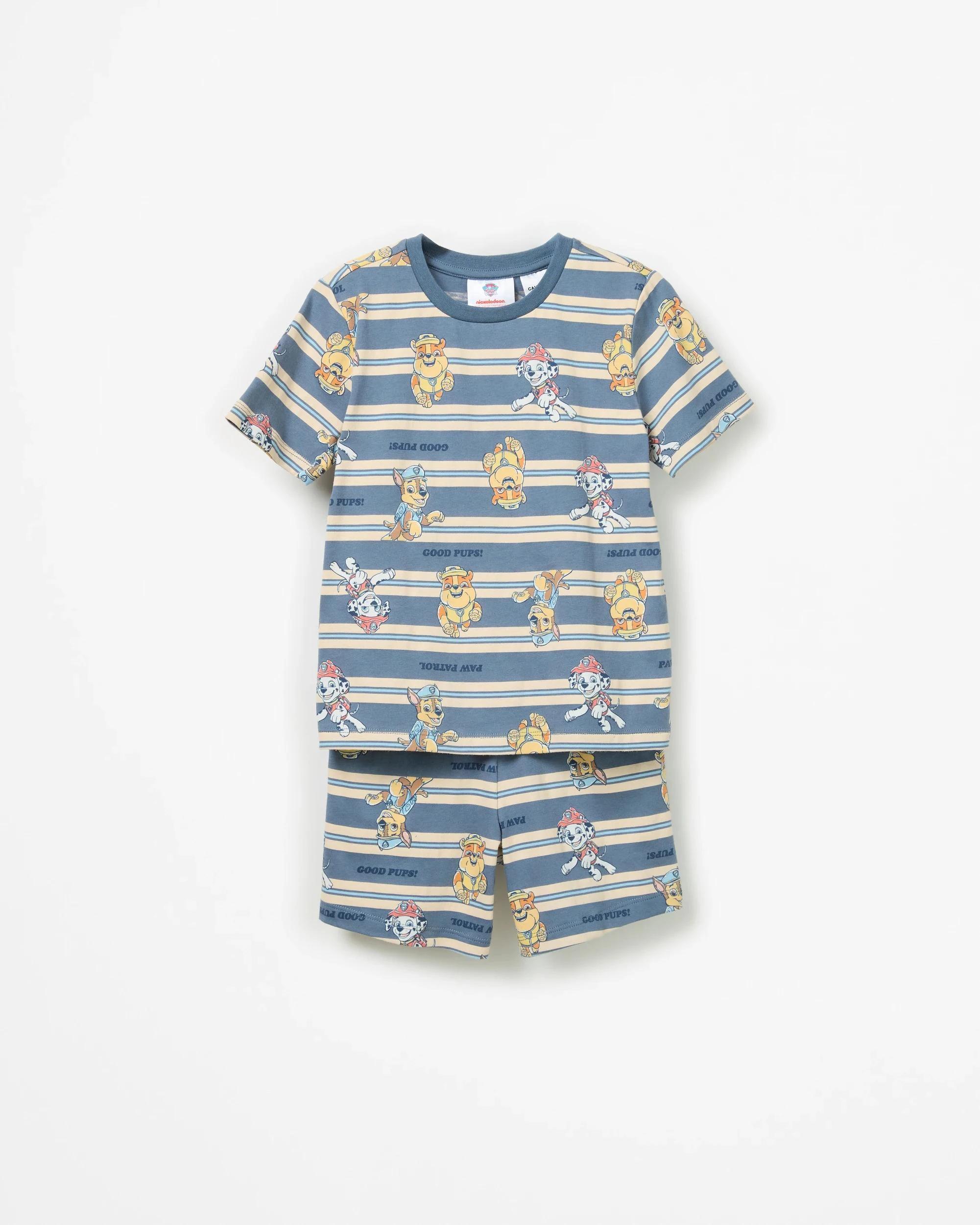 4 PAW Patrol Australian Cotton Younger Boys 2 Pack Short Pyjama Set MULTI, 4 of 4