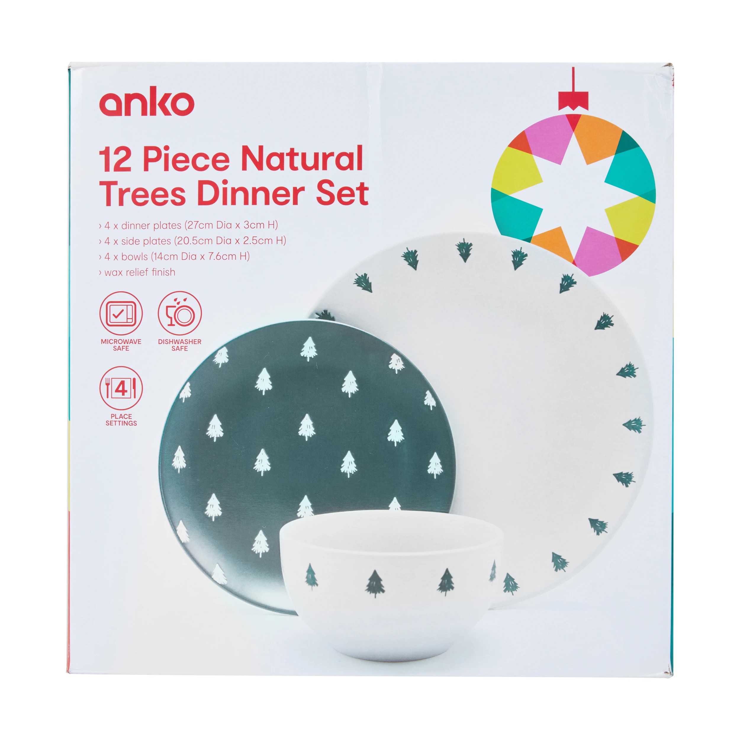 7 12 Piece Natural Trees Dinner Set, 7 of 7