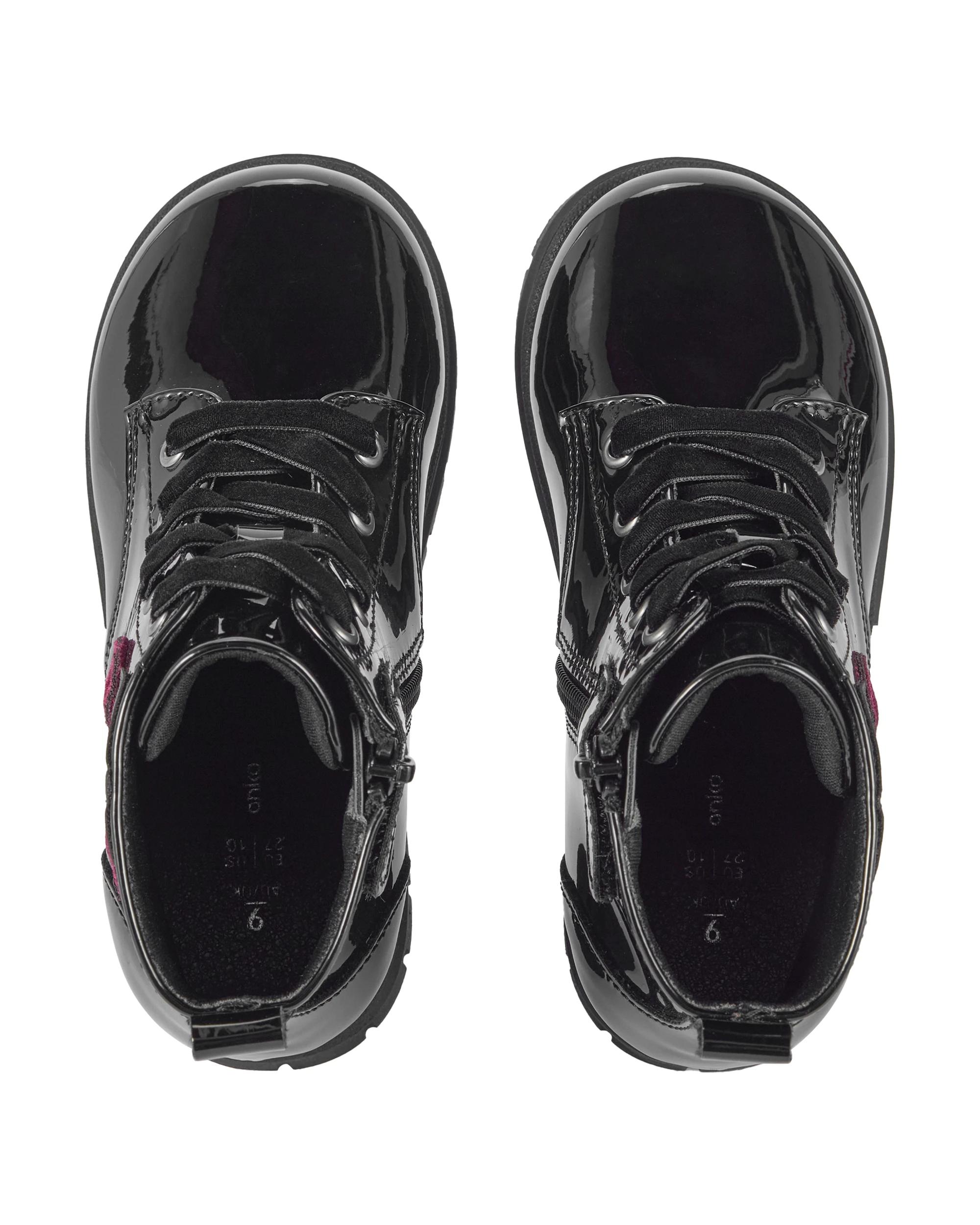 2 Junior Lace-up Boots Black, 2 of 5