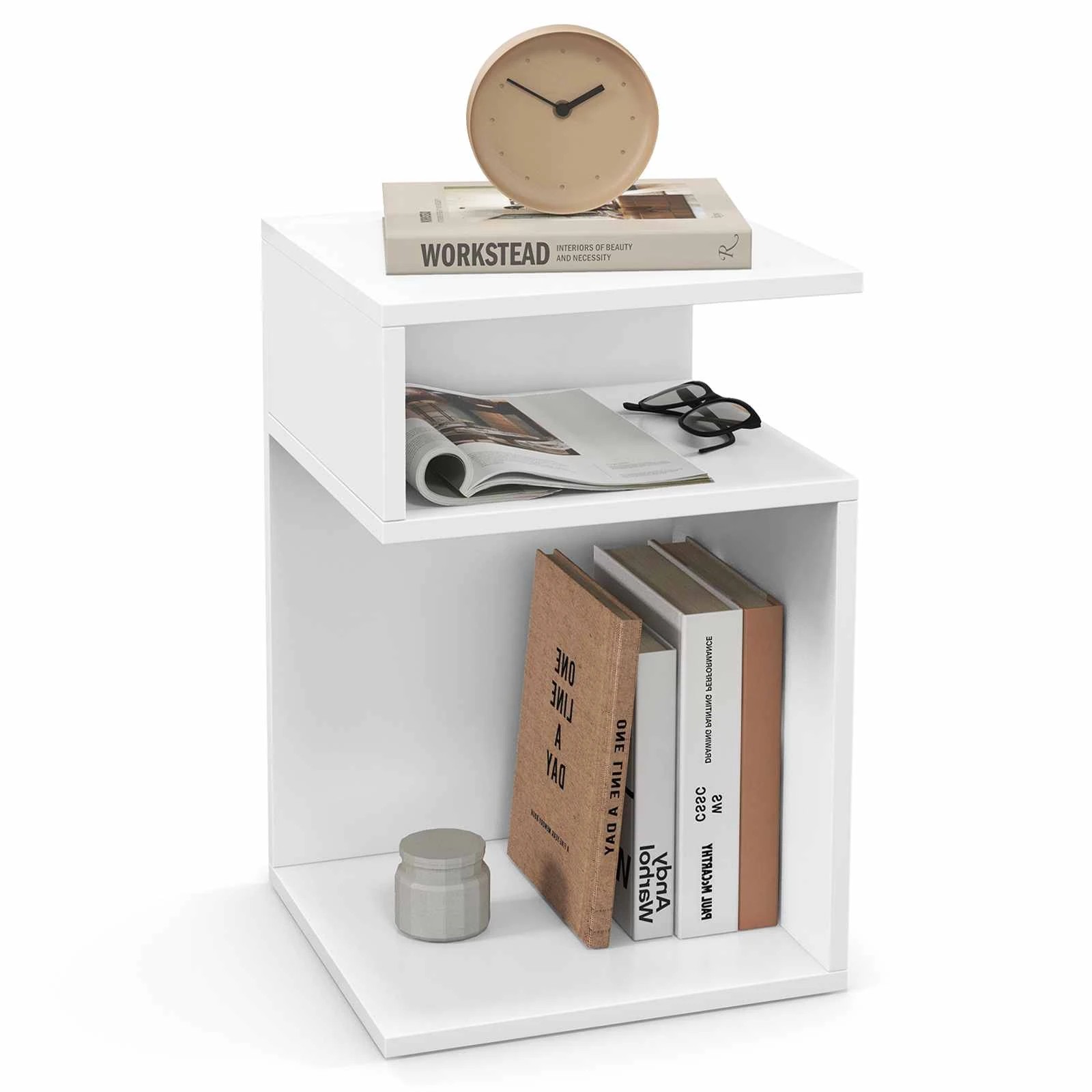 6 Costway Compact Side Table Sofa End Table, 6 of 6