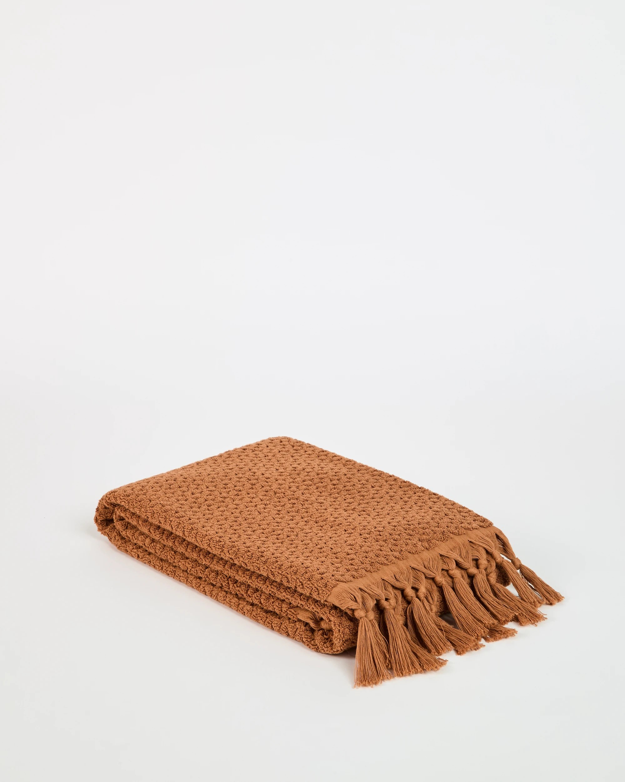 1 Target Laynie Australian Cotton Textured Bath Towel - Brown, 1 of 4