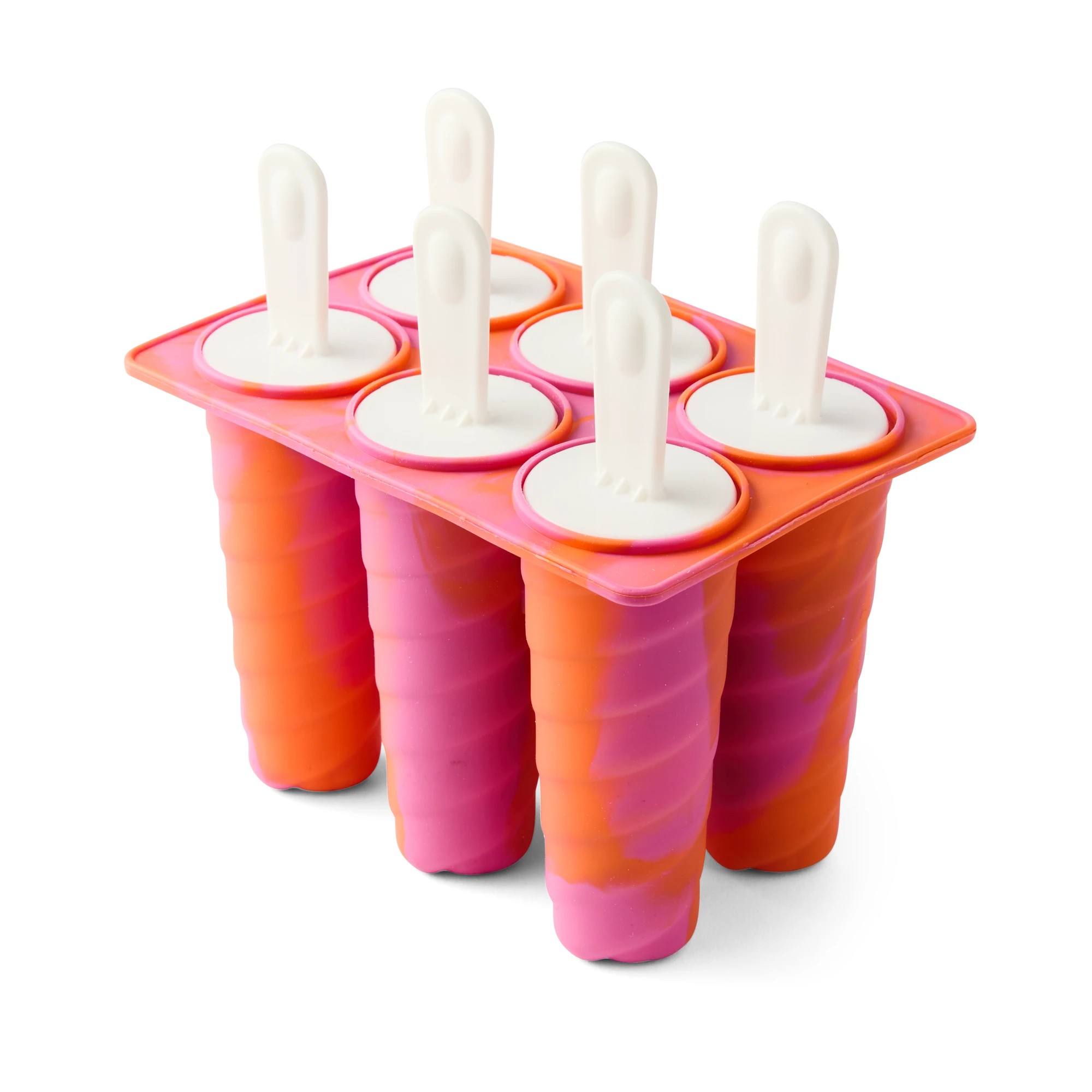 2 6 Pack Icy Pole Maker - Pink and Orange, 2 of 8