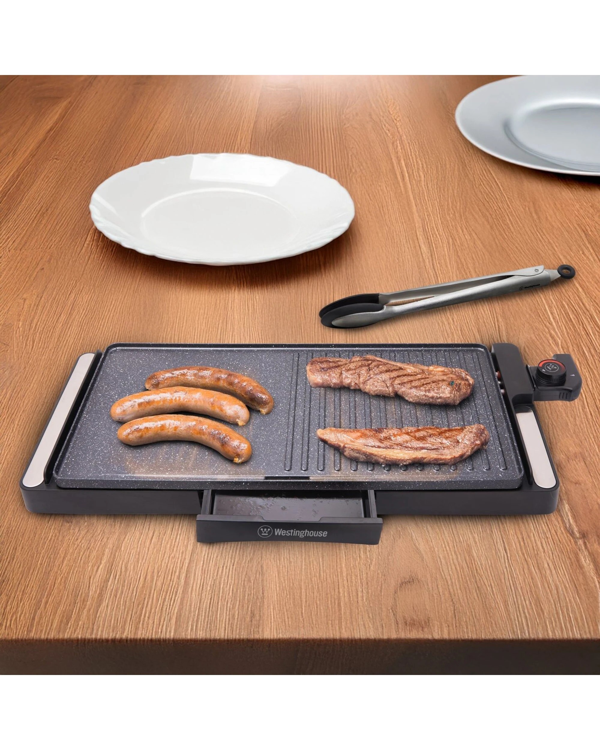 3 Westinghouse Non-Stick Electric Grill with 2200W Power, 3 of 10