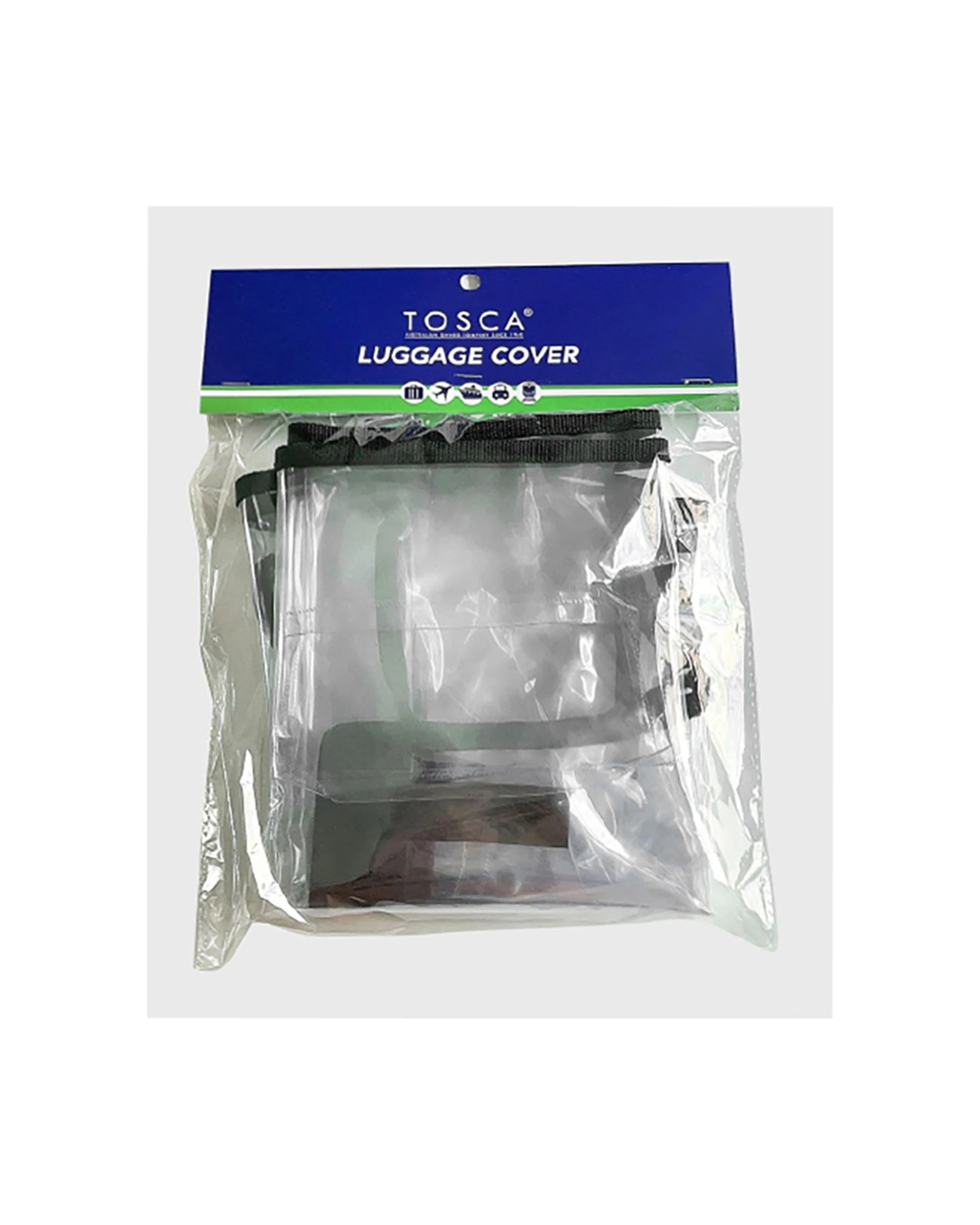 2 Tosca 2Pk Luggage Protection Suitcase Cover Large Weather Resistant - Clear, 2 of 2
