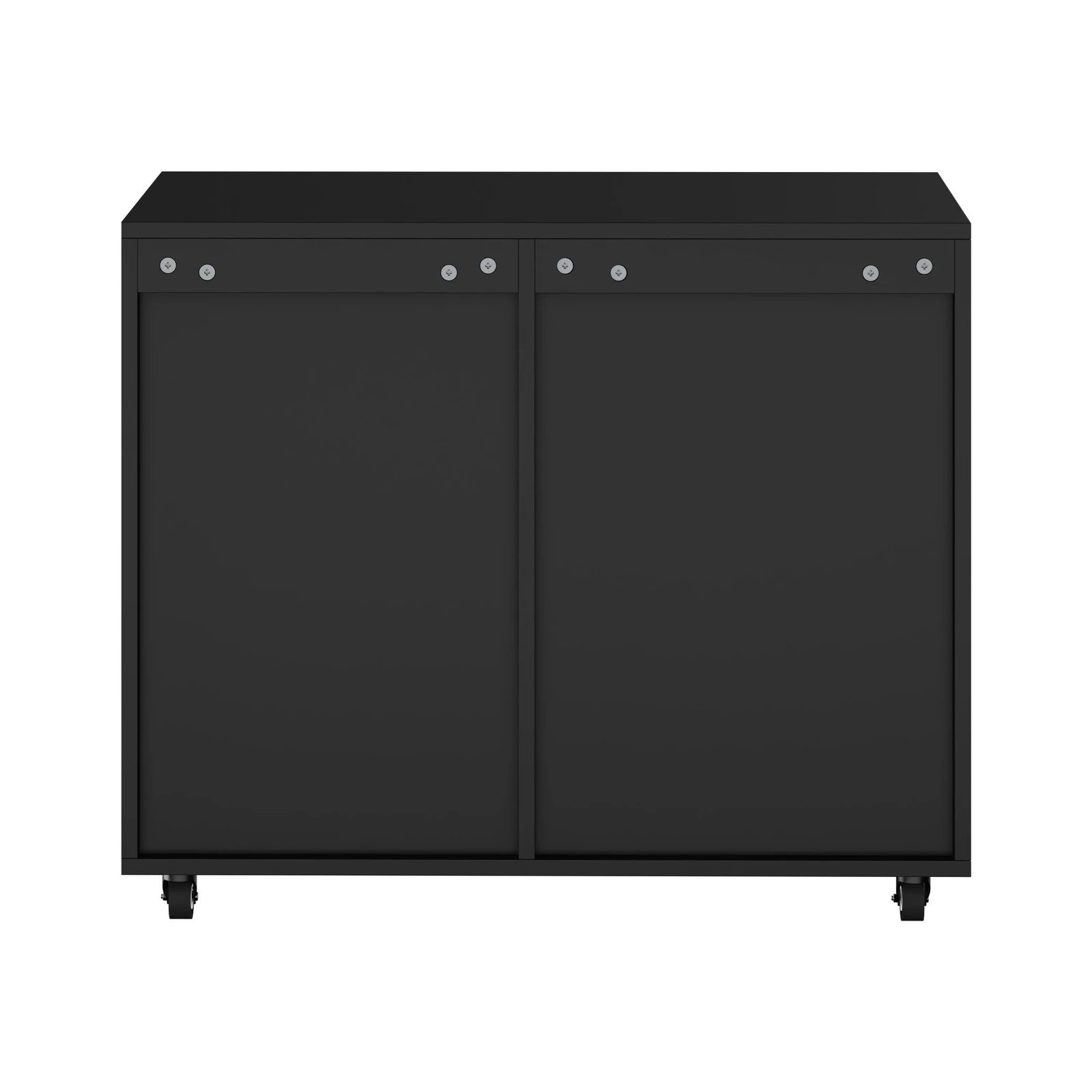 7 Oikiture Filing Cabinet 1 Door 5 Drawer Mobile Office Storage Cabinet - Black, 7 of 8