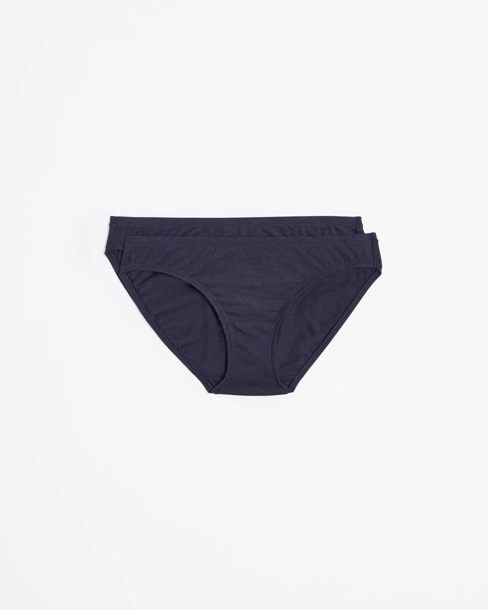 1 Target 2 Pack Bamboo Bikini Briefs TRUE NAVY, 1 of 4
