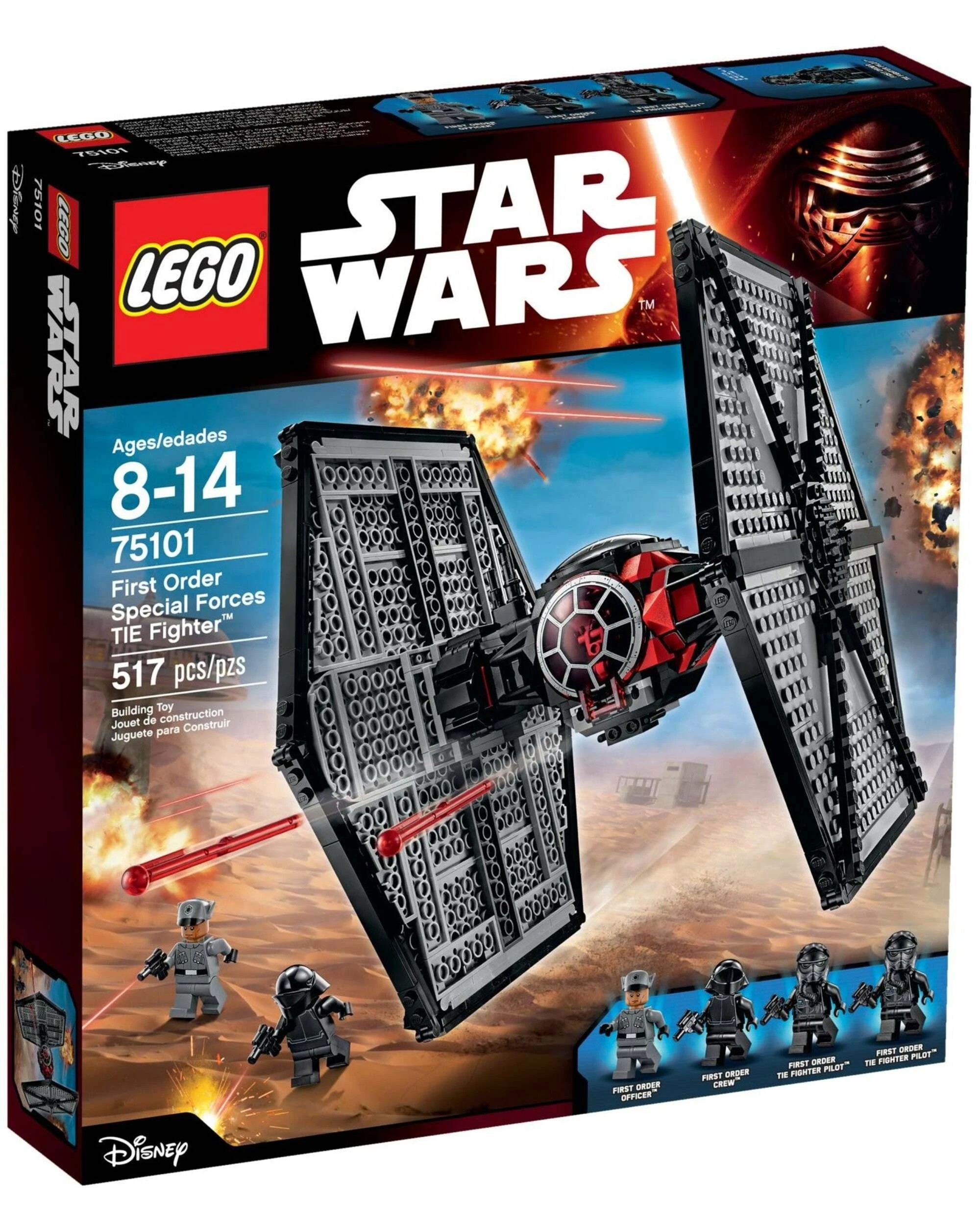 1 LEGO 75101 First Order TIE Fighter + 4 Minifigures, 1 of 2