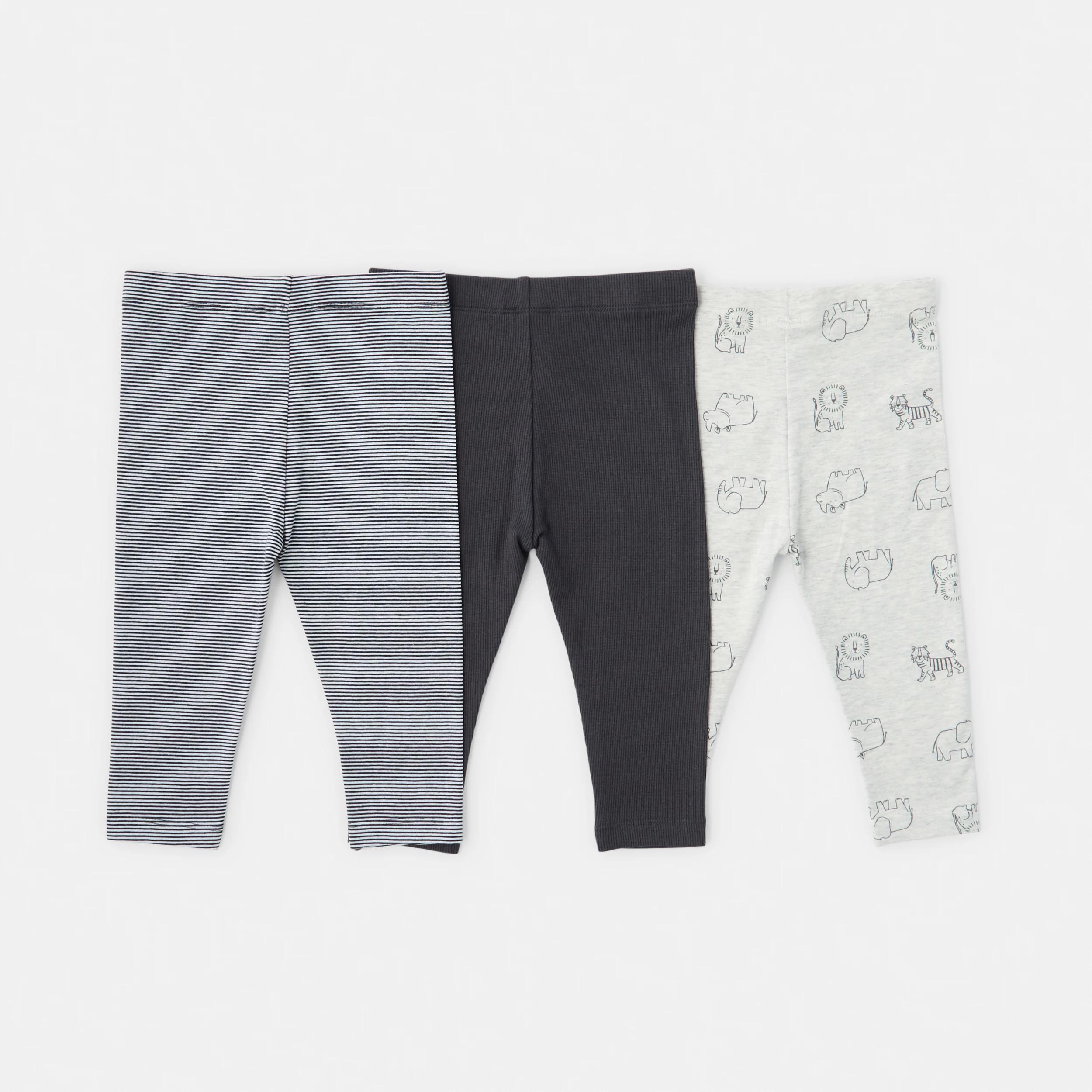 2 3 Pack Print Leggings ASPHALT SAFARI, 2 of 8