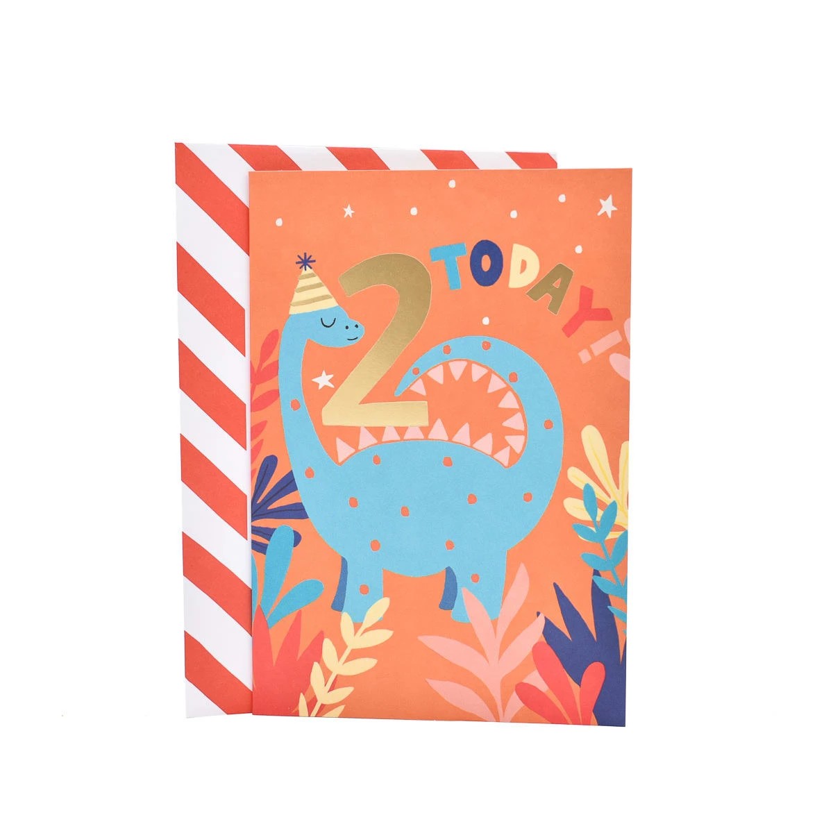 1 Hallmark Birthday Card Age 2 - Dinosaur, 1 of 3