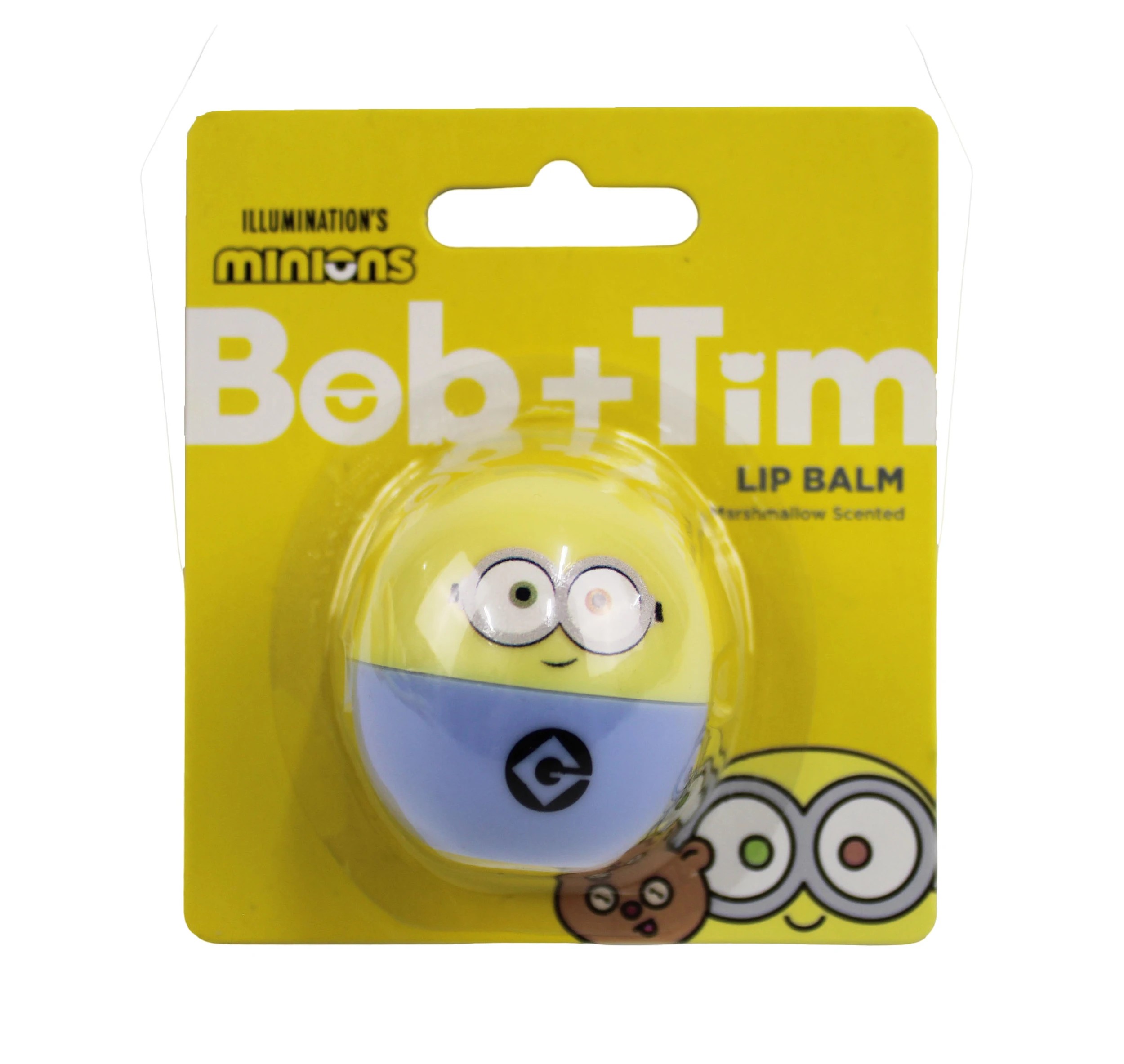 1 Illumination's Minions Bob & Tim Lip Balm - Marshmallow Scented, 1 of 6