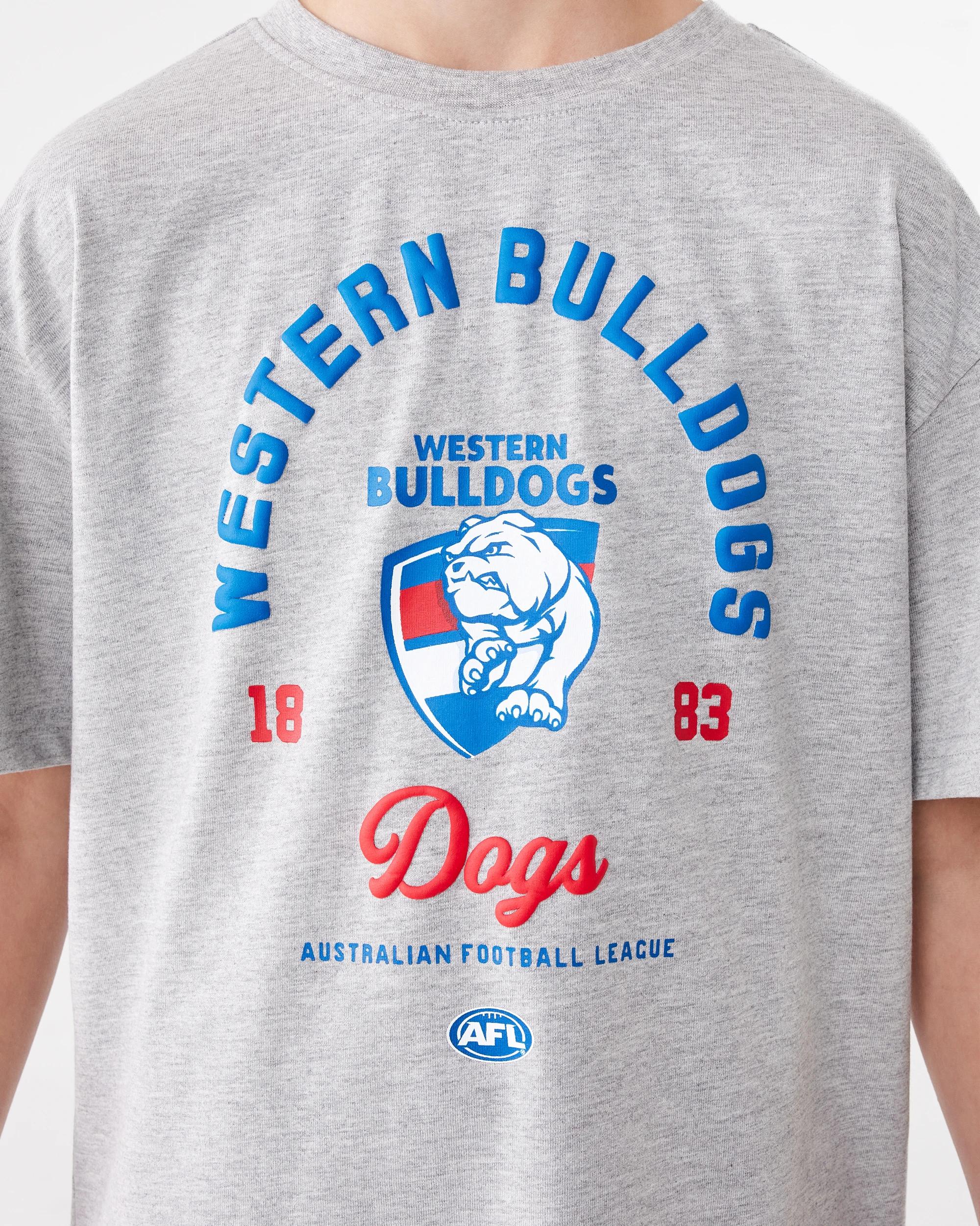 6 Official AFL Kids T-shirt Bulldogs, 6 of 9