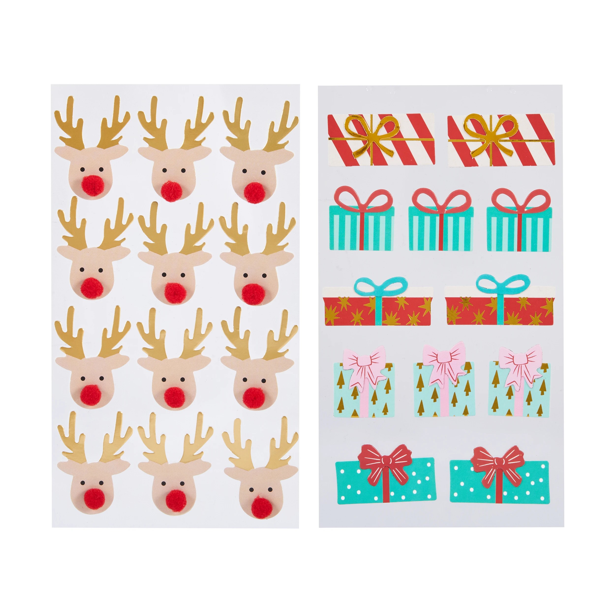 2 Christmas Craft 3D Stickers, 2 of 3