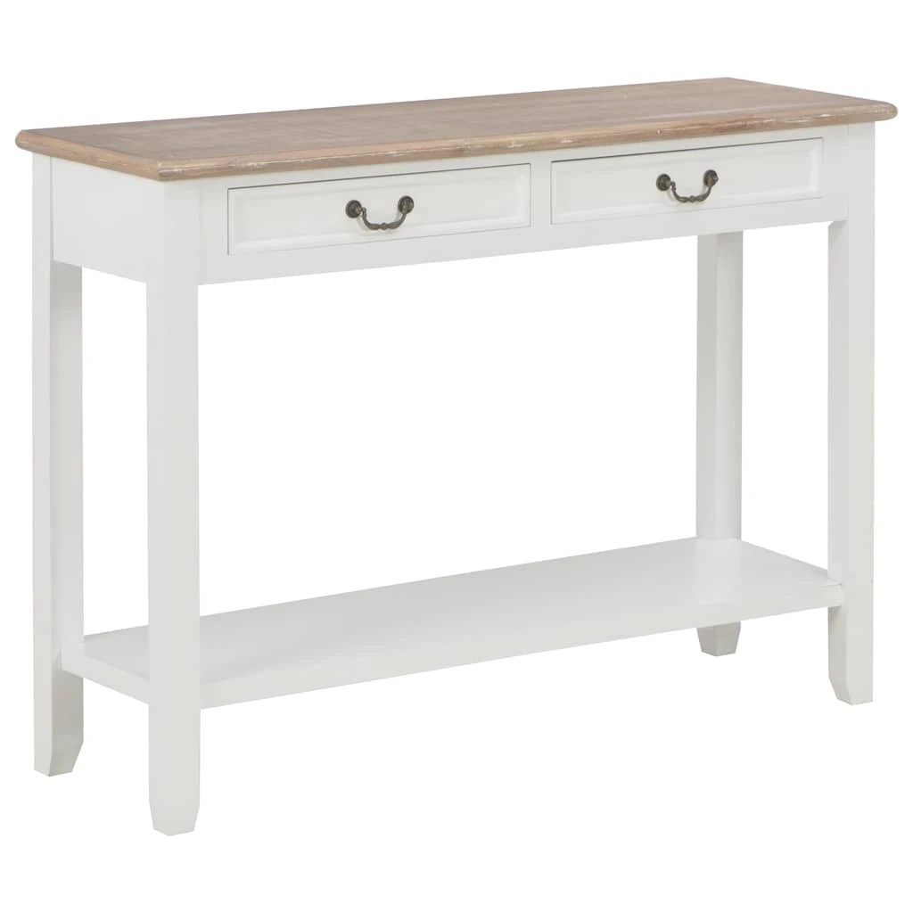 1 vidaXL Console table Ample Storage - White, 1 of 10
